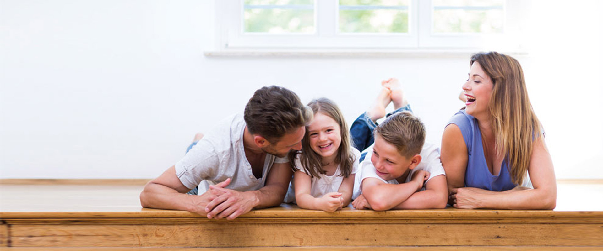 Familie daheim